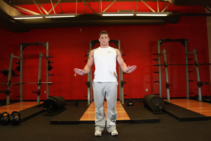 Círculos de punho — posição inicial