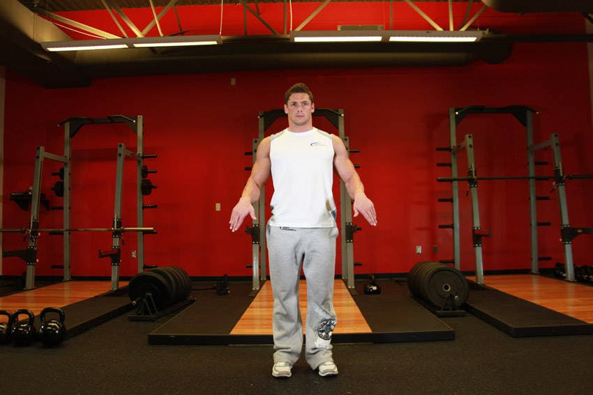 Círculos de punho — posição final